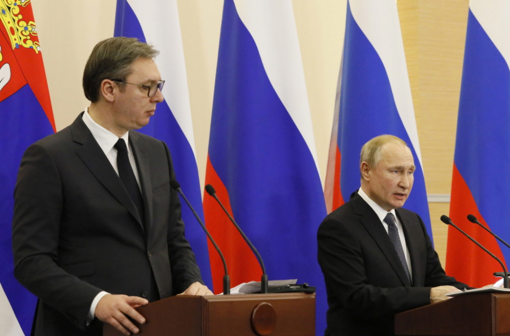Aleksandar Vučić, Vladimir Putin