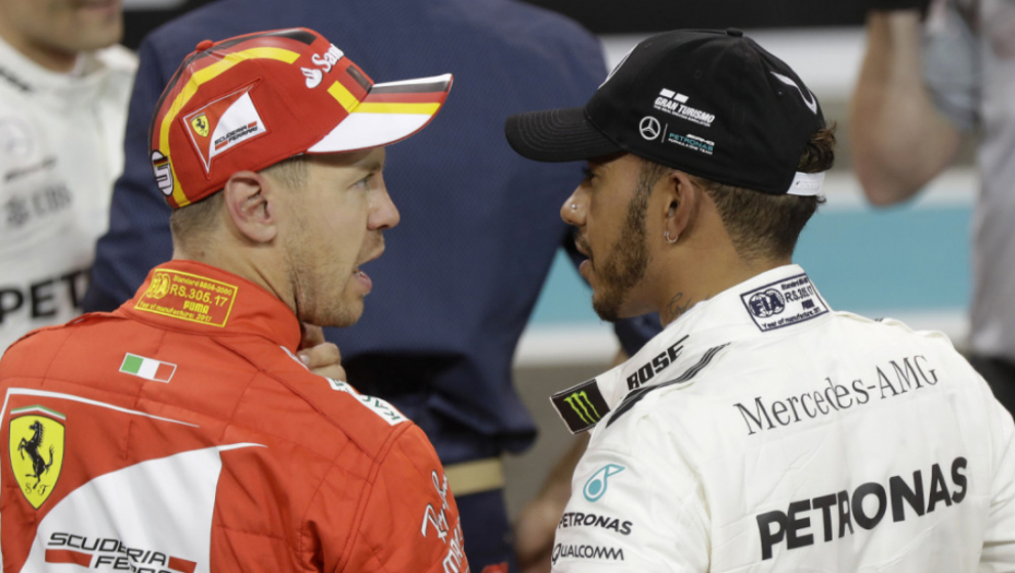 Sebastijan Fetel i Luis Hamilton