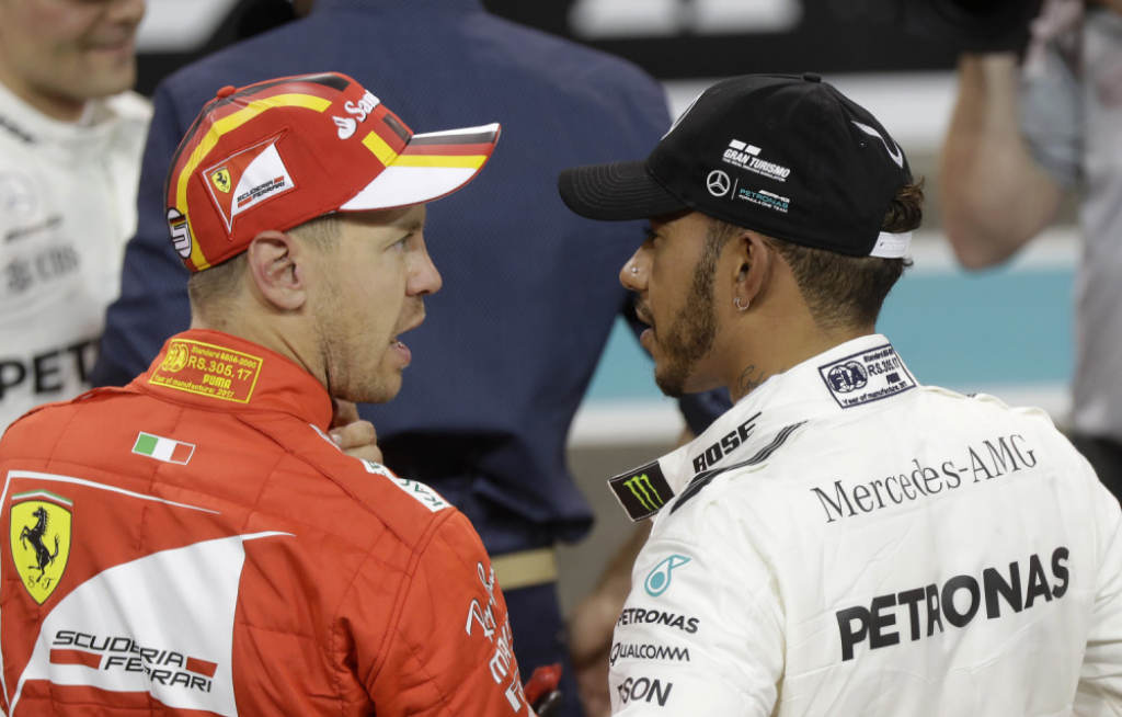 Sebastijan Fetel i Luis Hamilton