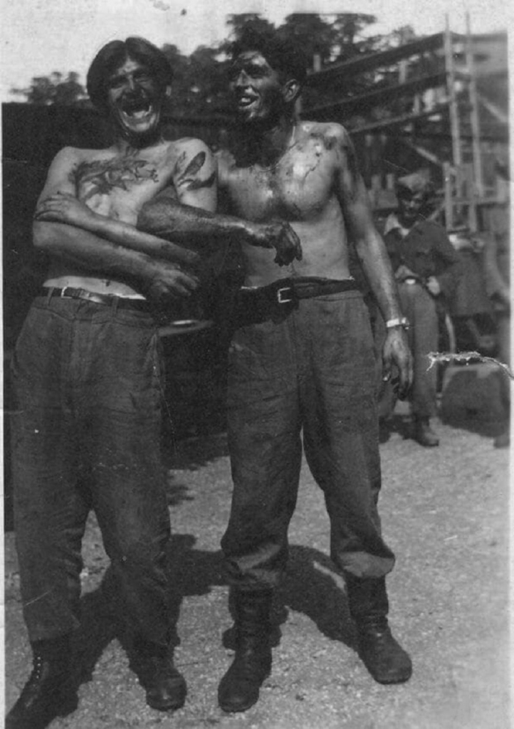 Koljači Miško Ratković i njegov ustaški drug, 1941.