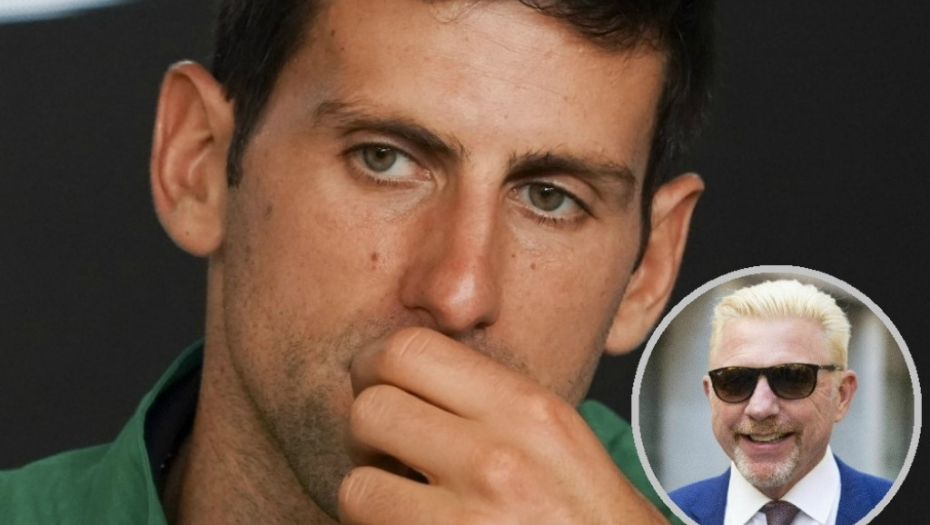 Novak Đoković i Boris Beker