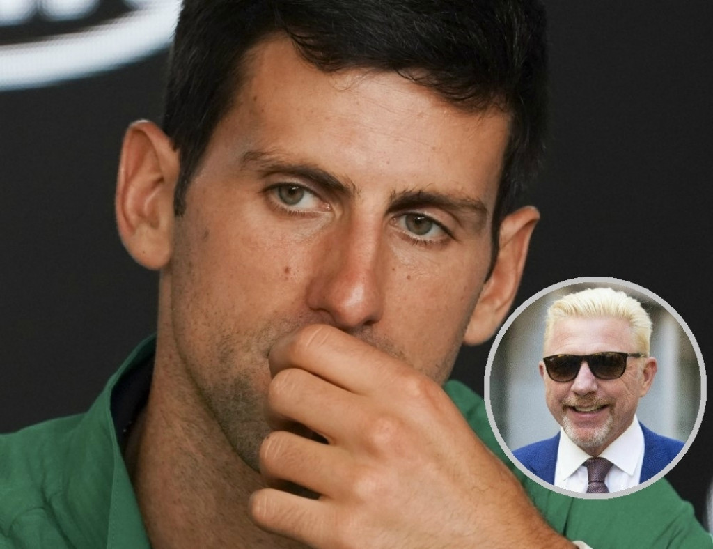 Novak Đoković i Boris Beker