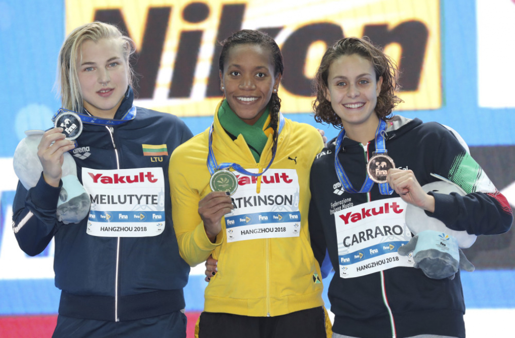 Rita Mejlutite sa medaljom