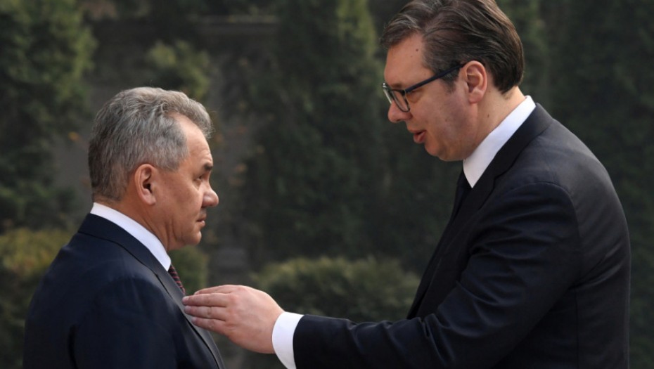 Aleksandar Vučić, Sergej Šojgu