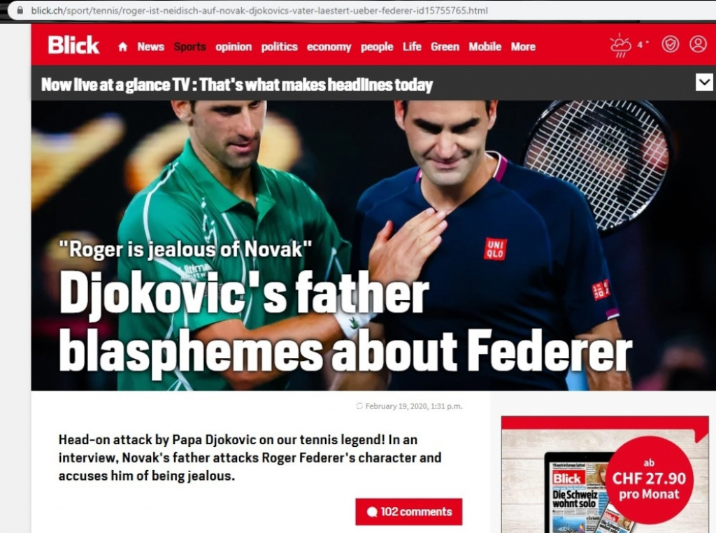 Federer i Đoković
