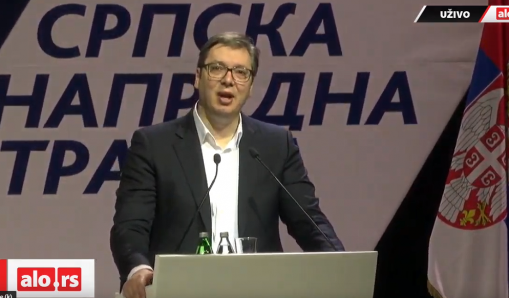 Aleksandar Vučić, sednica Glavnog odbora SNS-a