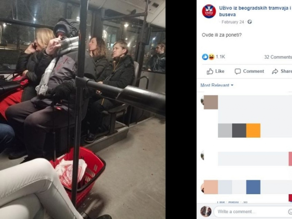 Scena iz gradskog autobusa