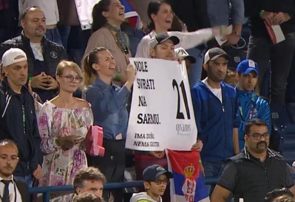 Novak Đoković  i Sarme