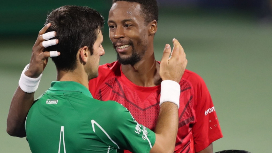 Gael Monfis i Novak Đoković