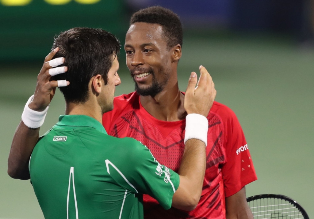 Gael Monfis i Novak Đoković