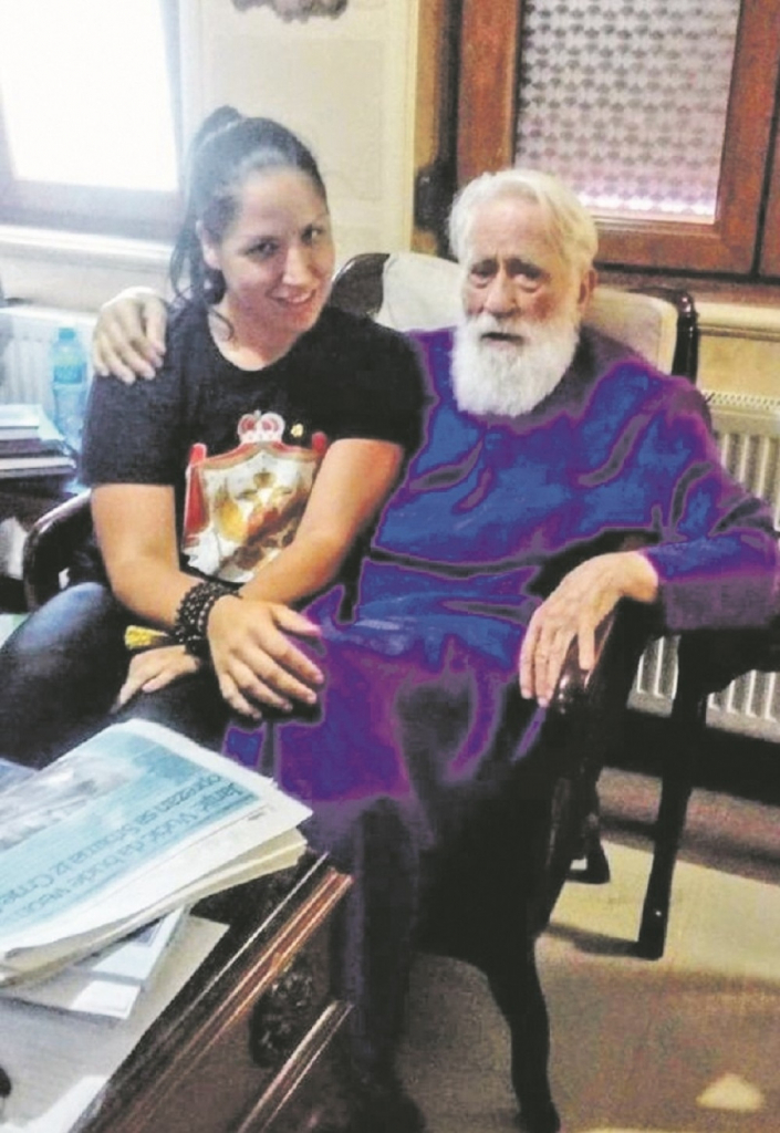 Mihailo Miraš Dedeić sa verenicom