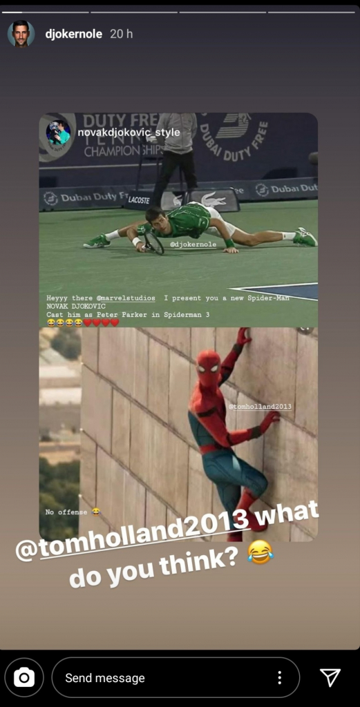 Novak Đoković i Tom Holand