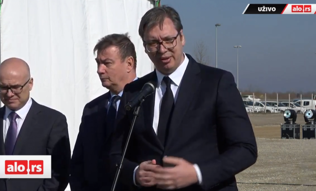 Vučić na otvaranju fabrike čokolade u Novom Sadu