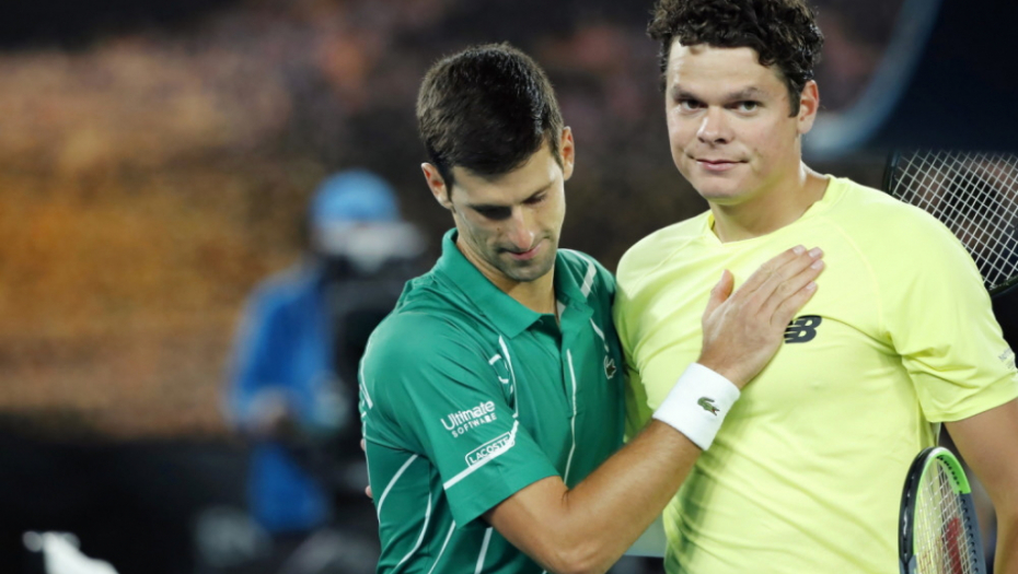 Novak Đoković i Miloš Raonić