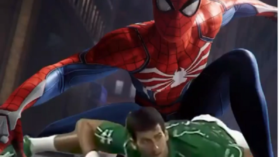 Novak Đoković Spajdermen