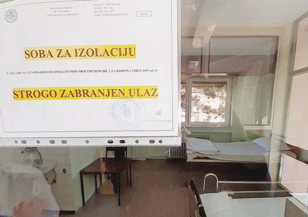 Soba za izolaciju, bolnica
