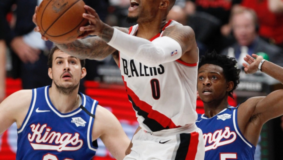 Nemanja Bjelica, Demijan Lilard i Dieron Foks