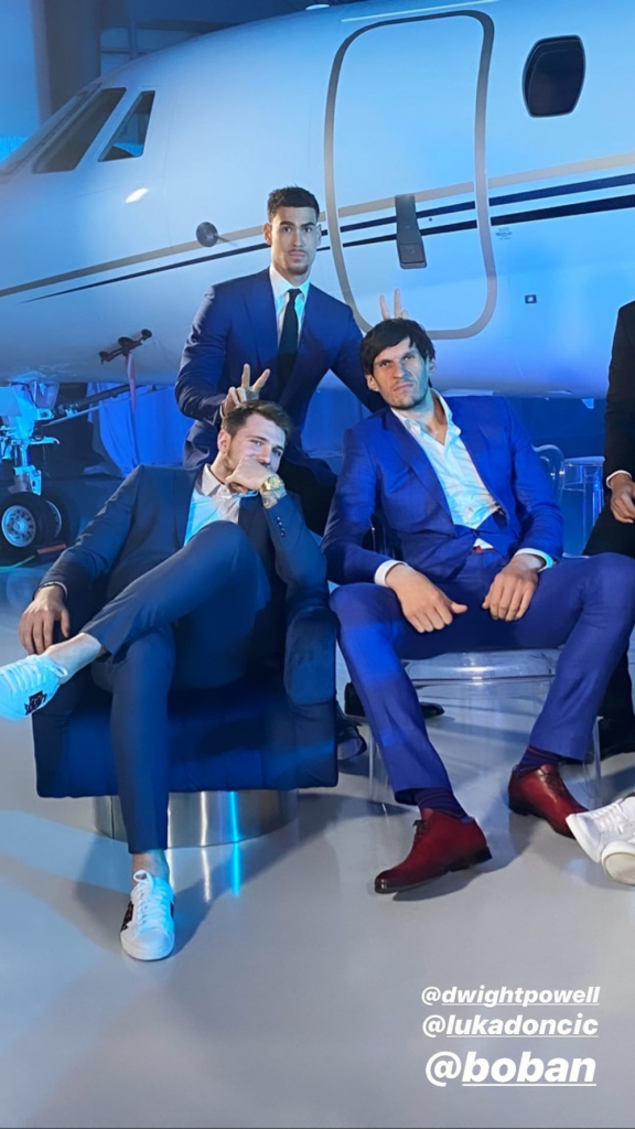 Luka Dončić, Boban Marjanović i Dvajt Pauel