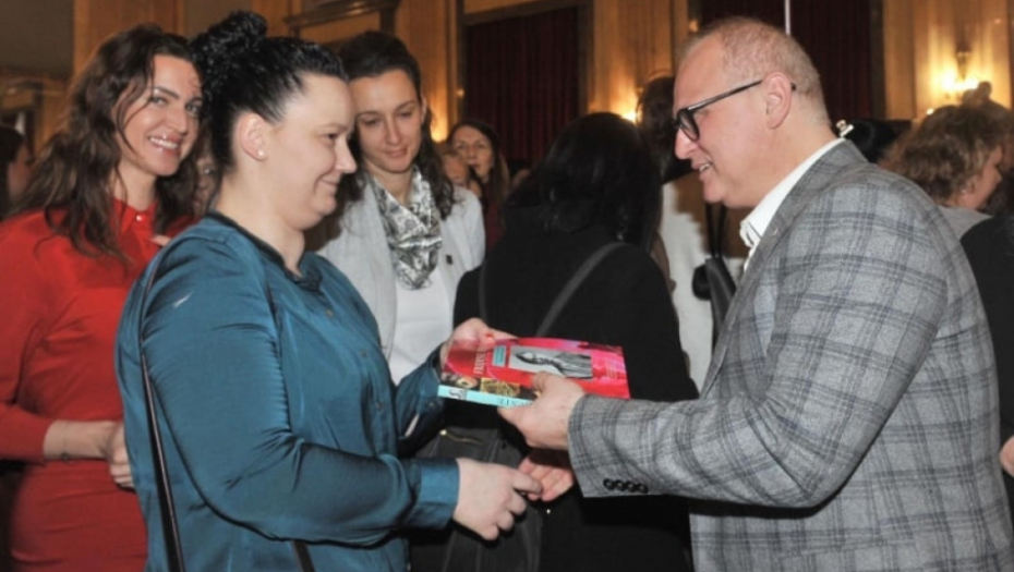 Prijem u Starom dvoru za radnice Gradske uprave