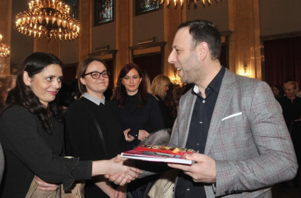 Prijem u Starom dvoru za radnice Gradske uprave