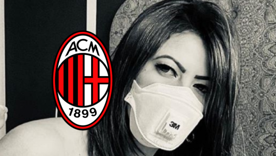 Navijačica Milana u borbi protiv korone