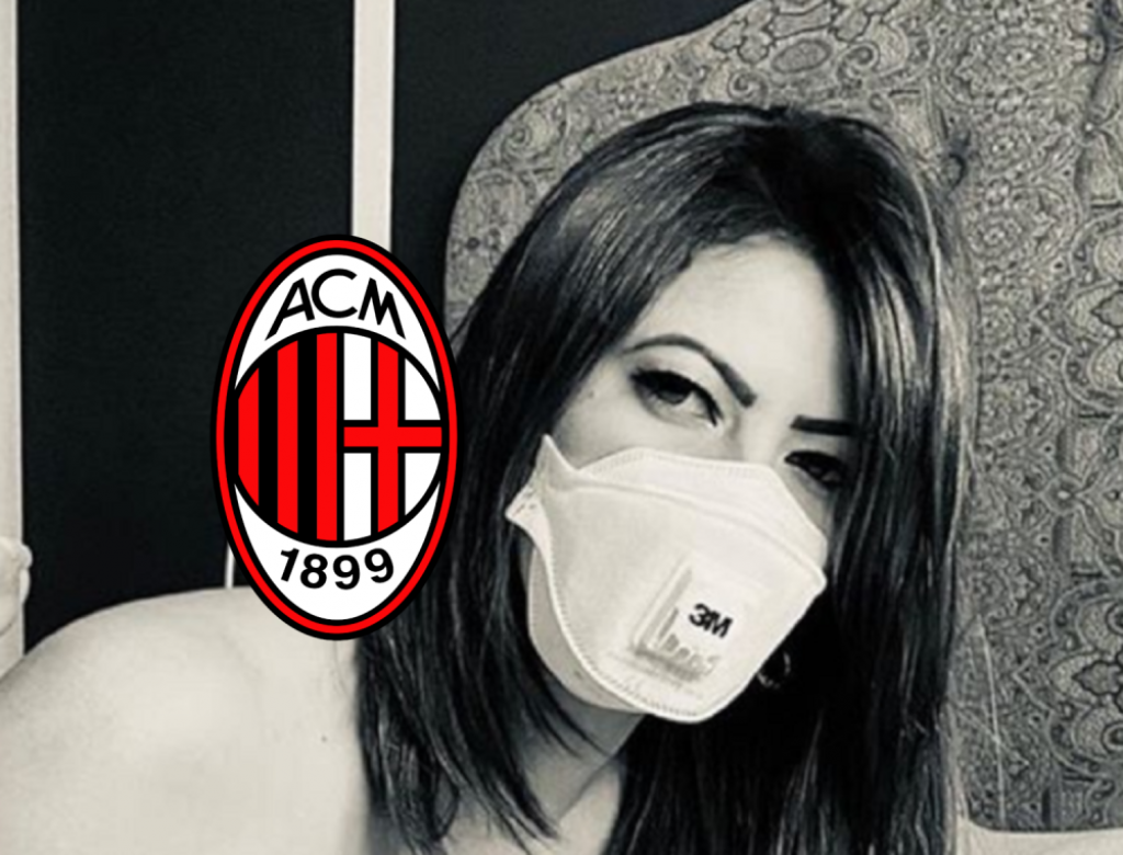 Navijačica Milana u borbi protiv korone