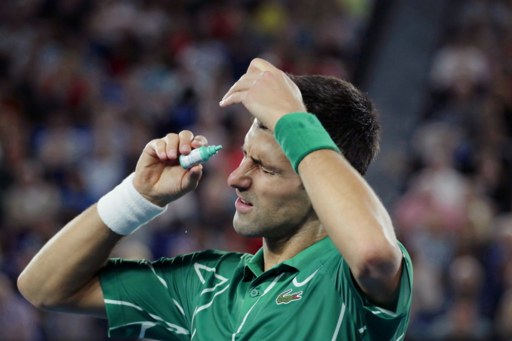 Novak Đoković oko