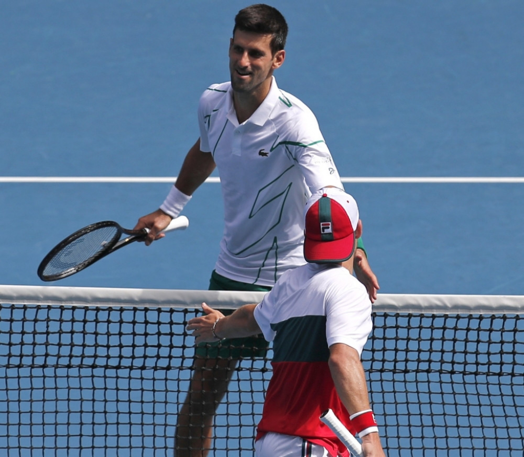 Dijego Švarcman i Novak Đoković