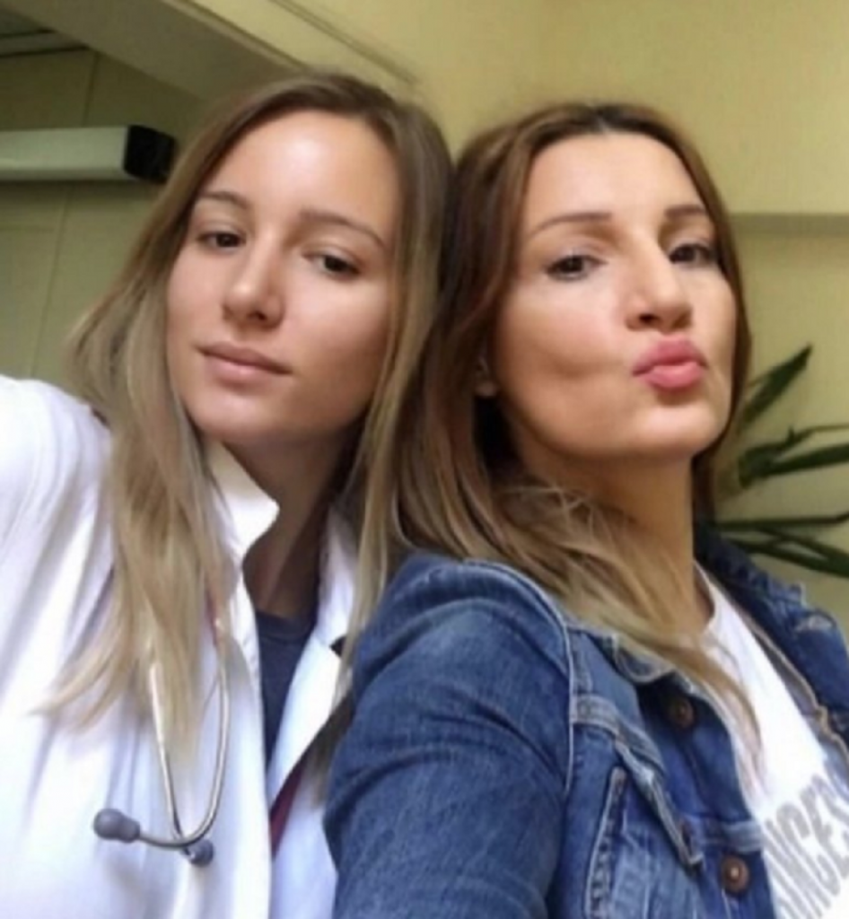 Mira Škorić i ćerka