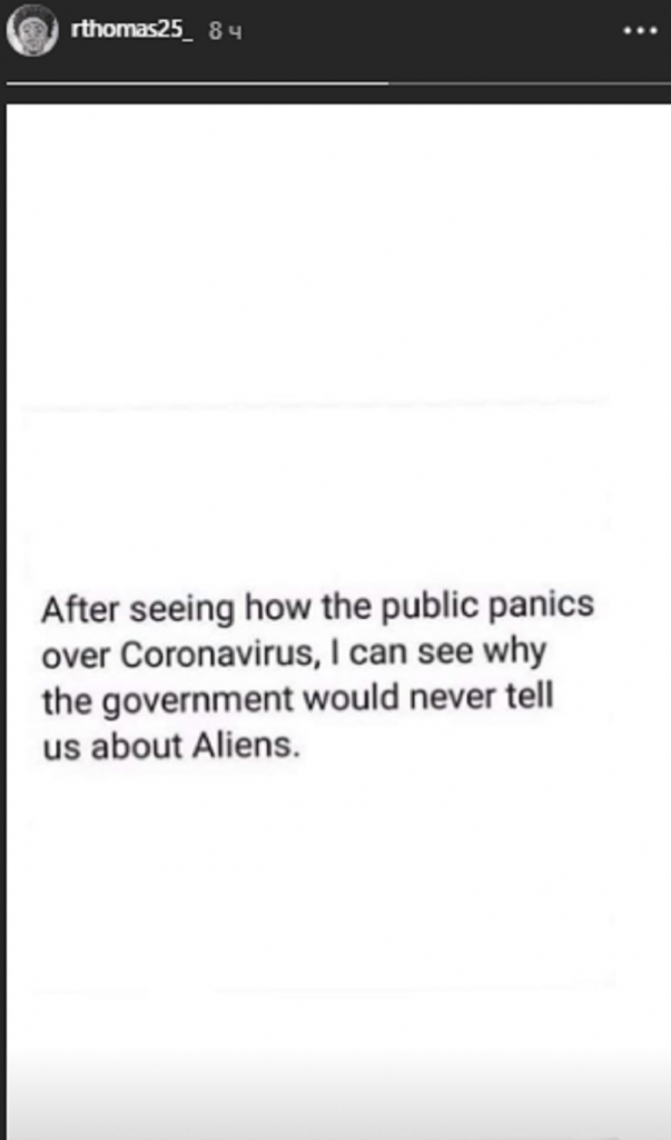 Ra&scaron;on Tomas insta stori