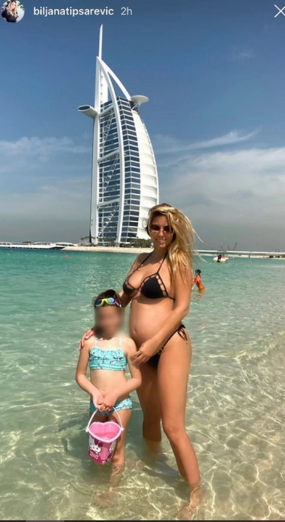 Biljana Tipsarević sa ćerkom