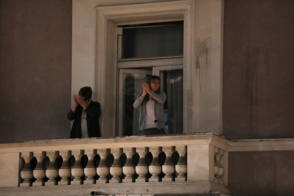 Aplauzi Beograđana u 20 sati