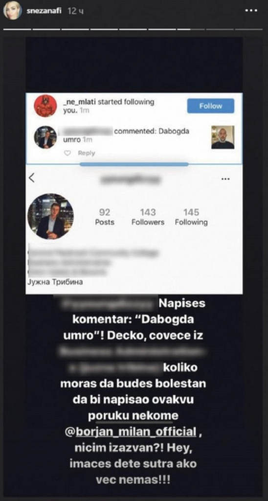 Pretnje smrću Milanu Borjanu