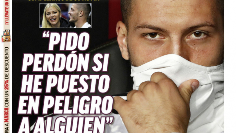 Luka Jović na naslovnici "Marke"