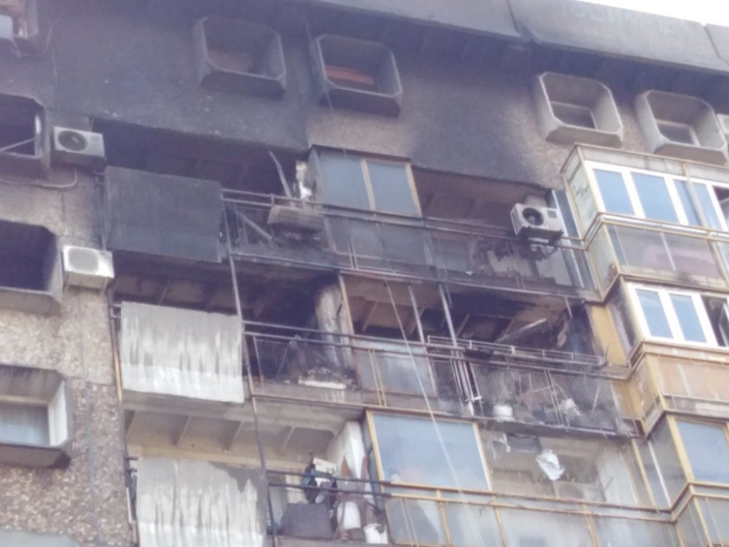 požar na Novom Beogradu