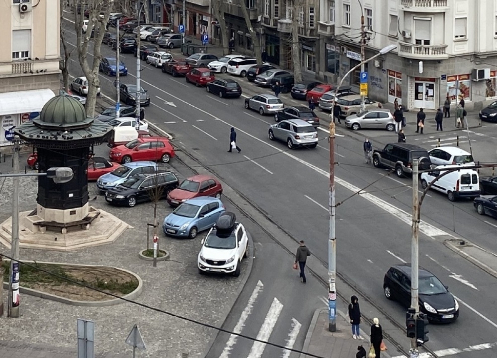 Gužva kod Bajlonijeve pijace