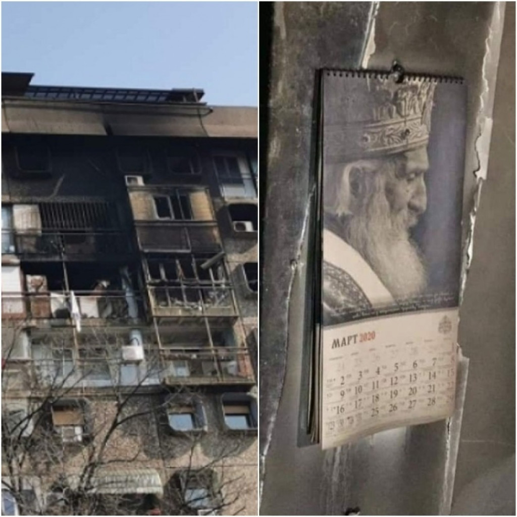 Izgoreli stan na Novom Beogradu