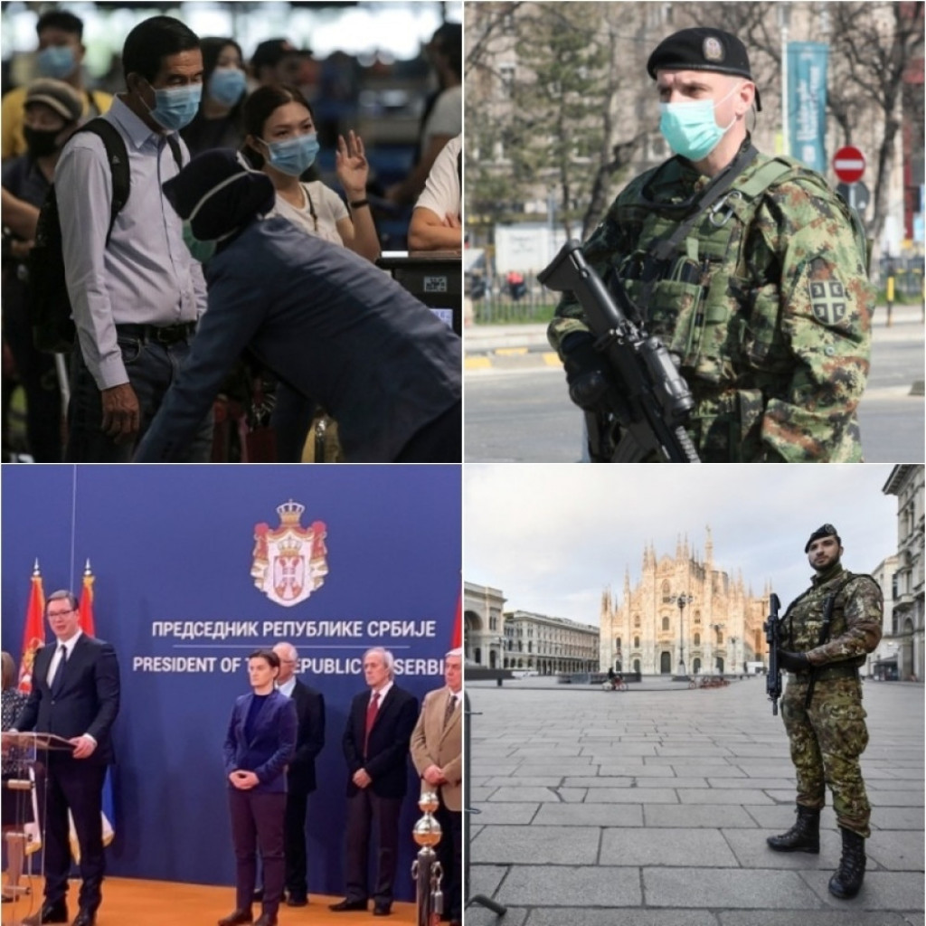 Koronavirus; Srbija; Predsednik Vučić; Italija; Srpsja vojska