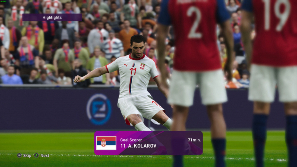 Fudbalska reprezentacija Srbije u PES-u