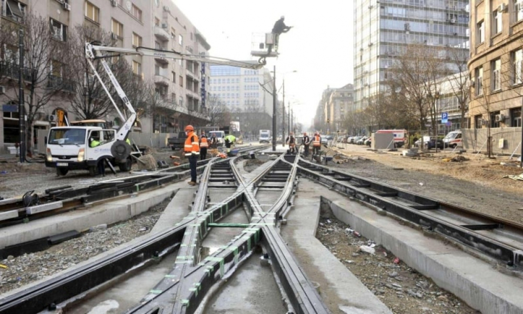 Goran Vesić; Želežnićka stanica, radovi, radnici