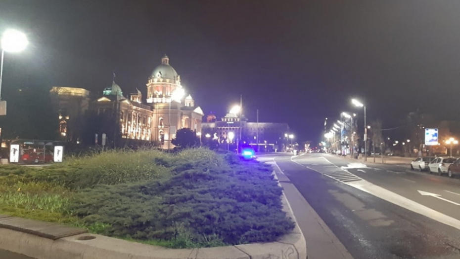 Prazne ulice u Beogradu