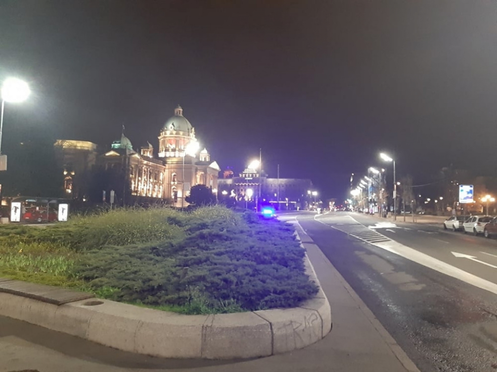 Prazne ulice u Beogradu