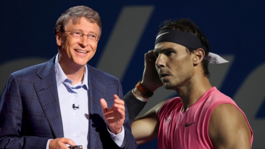 Bil Gejts i Rafael Nadal
