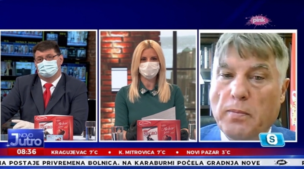 Miroslav Lazanski u jutarnjem programu