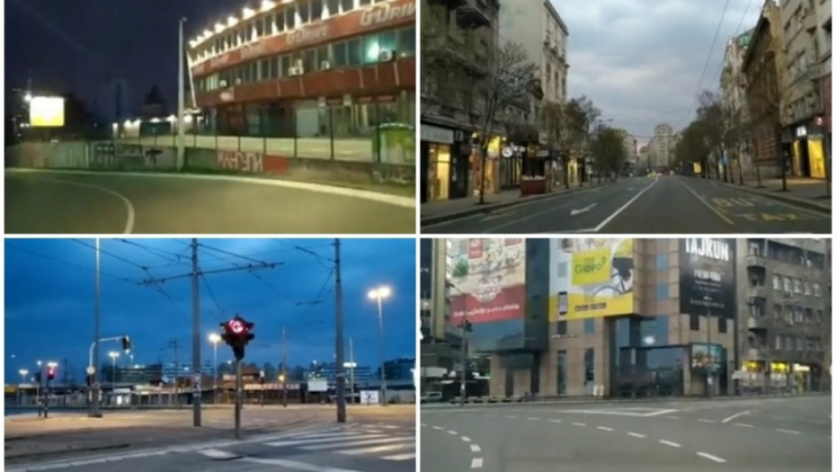 Beograd u toku policijskog časa