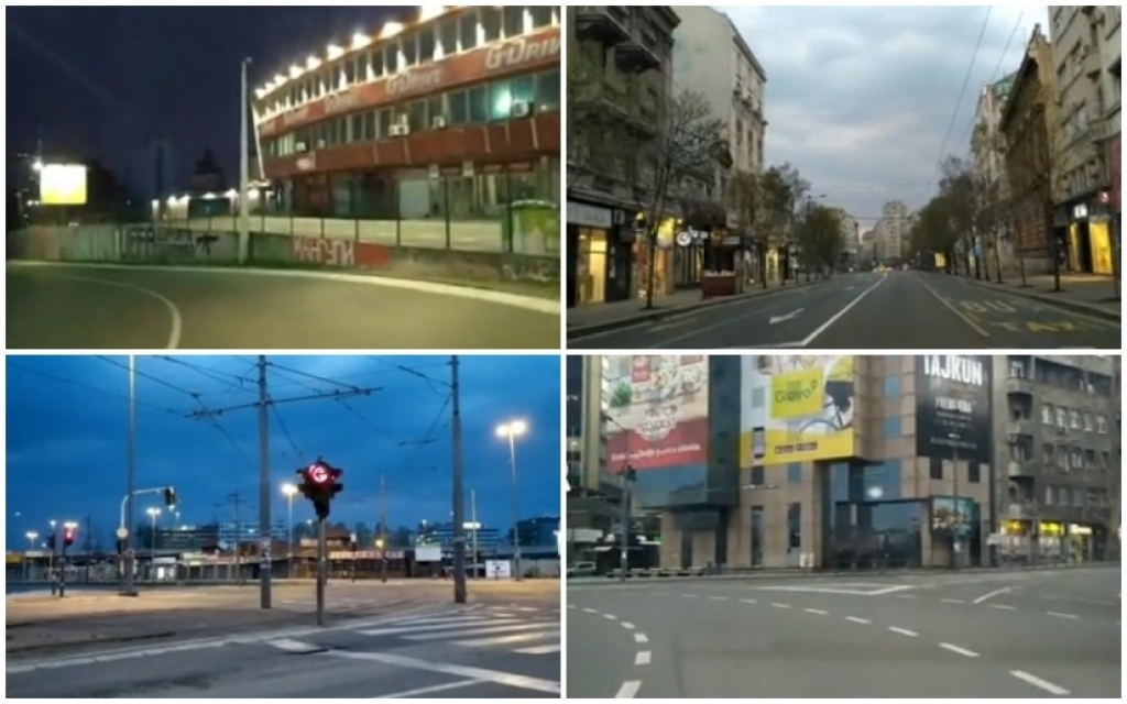 Beograd u toku policijskog časa
