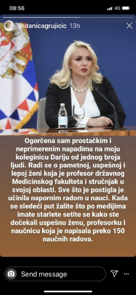 Status Danice Grujičić