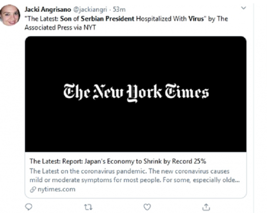 Svetski mediji izve&scaron;tavaju o tome da Vučićev sin ima koronavirus