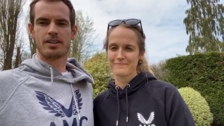 Endi Marej i njegova žena!