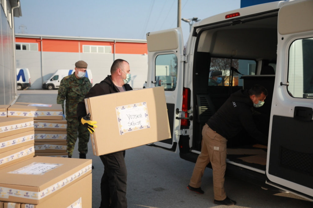 Donacija televizora privremenim bolnicama u Nišu